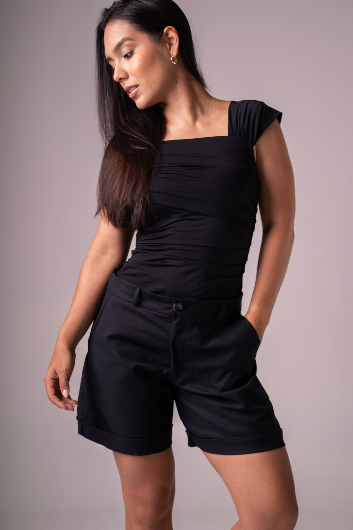 MOONFLARE BERMUDA NEGRO